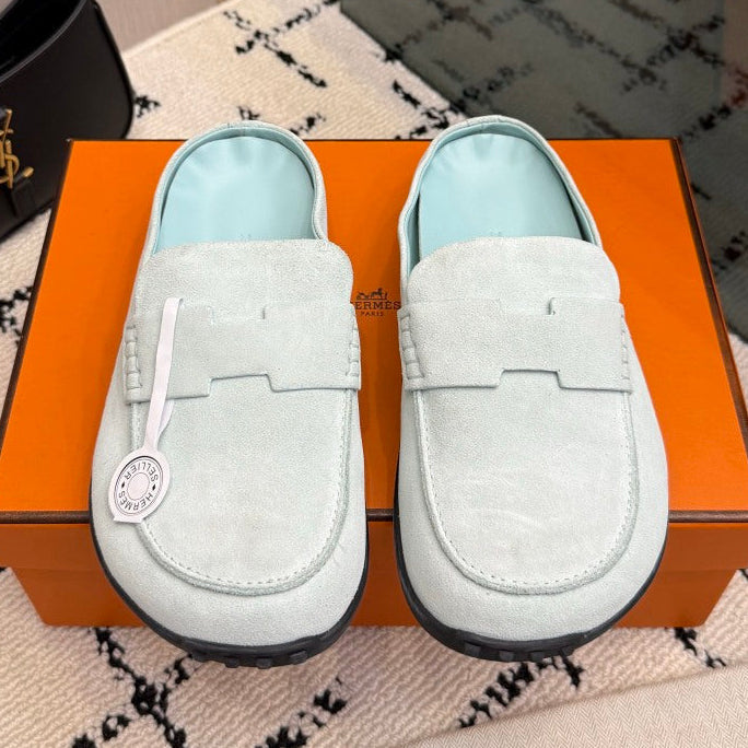 Hermes 2026 Mix Flat Mule Suede 179499