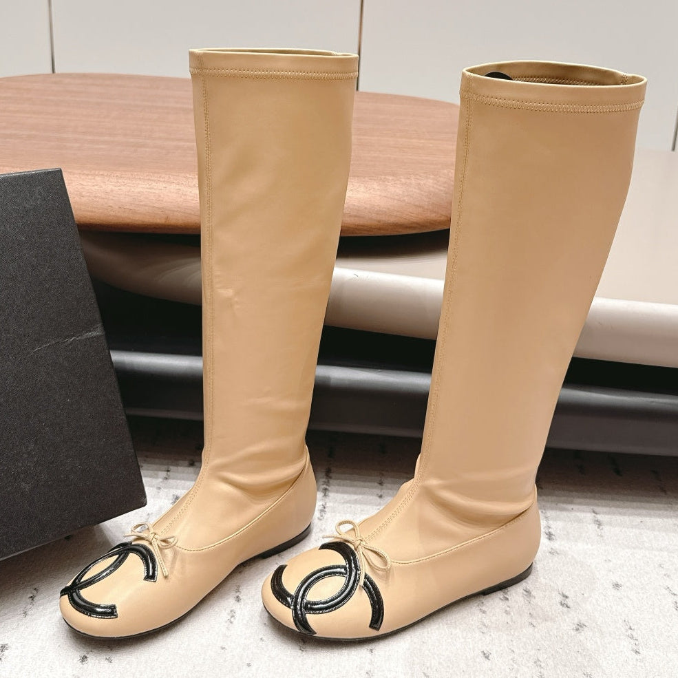 Chanel 2026 Knee-High Boots Sheepskin 175848