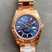 SKY-DWELLER ROSE GOLD 42 BLUE DIAL