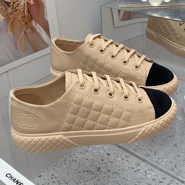 Chanel 2026 Quilted Sneakers Leather 162153