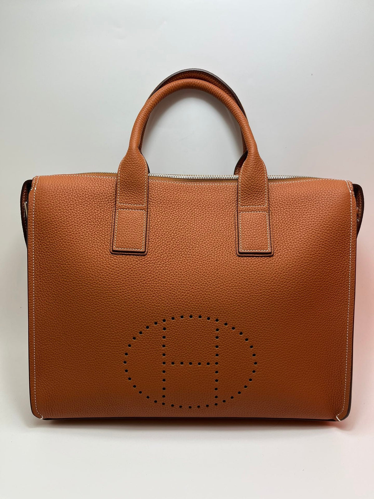 High-end Hermes 2026 Large H Briefcase 39cm Togo Leather