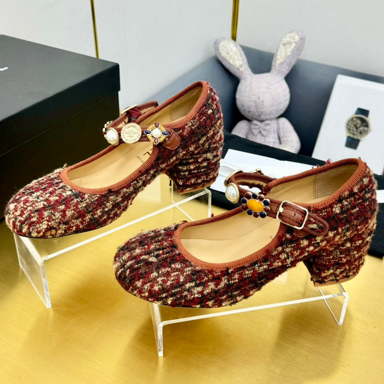 Chanel 2026 26A Métiers D'Art Shoes Lambskin Fabric 983132