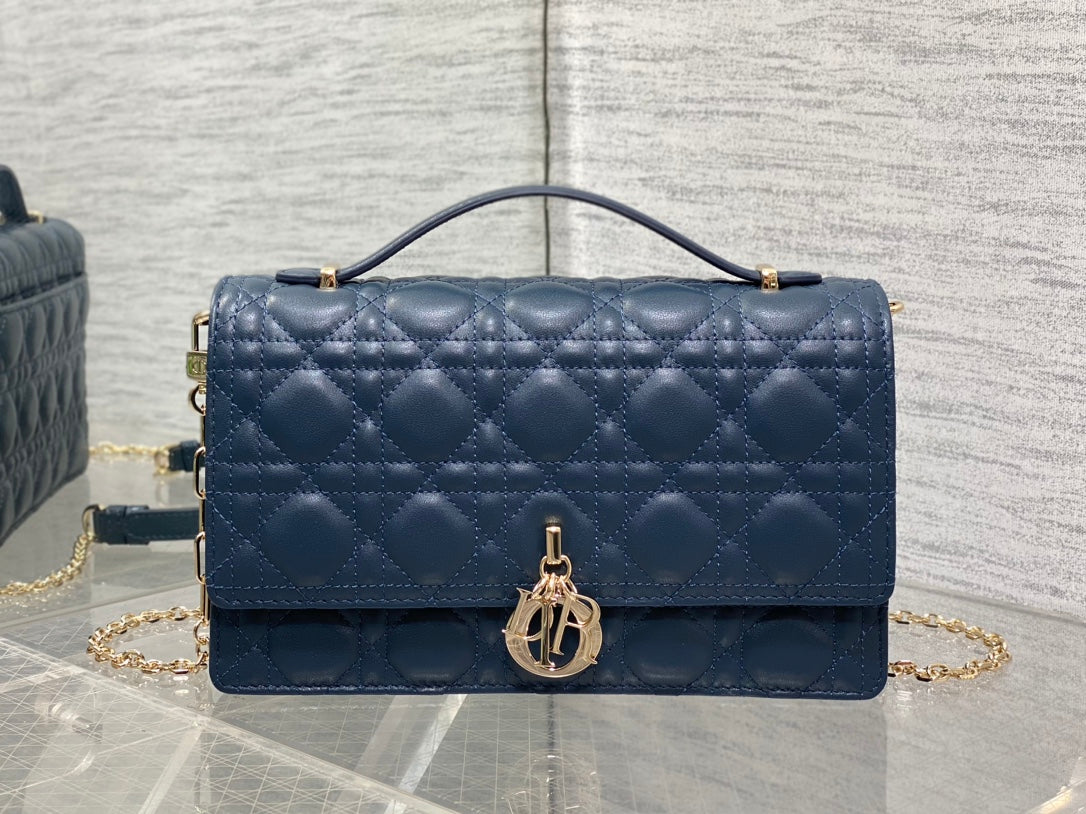 Dior 2026 My Dior Top Handle Bag 24cm Multicolors Quilted Leather