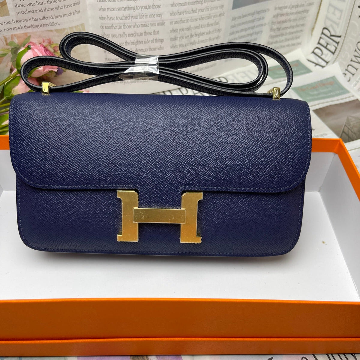 High-end Hermes 2026 Constance Elan 24cm Bag Epsom Leather 3