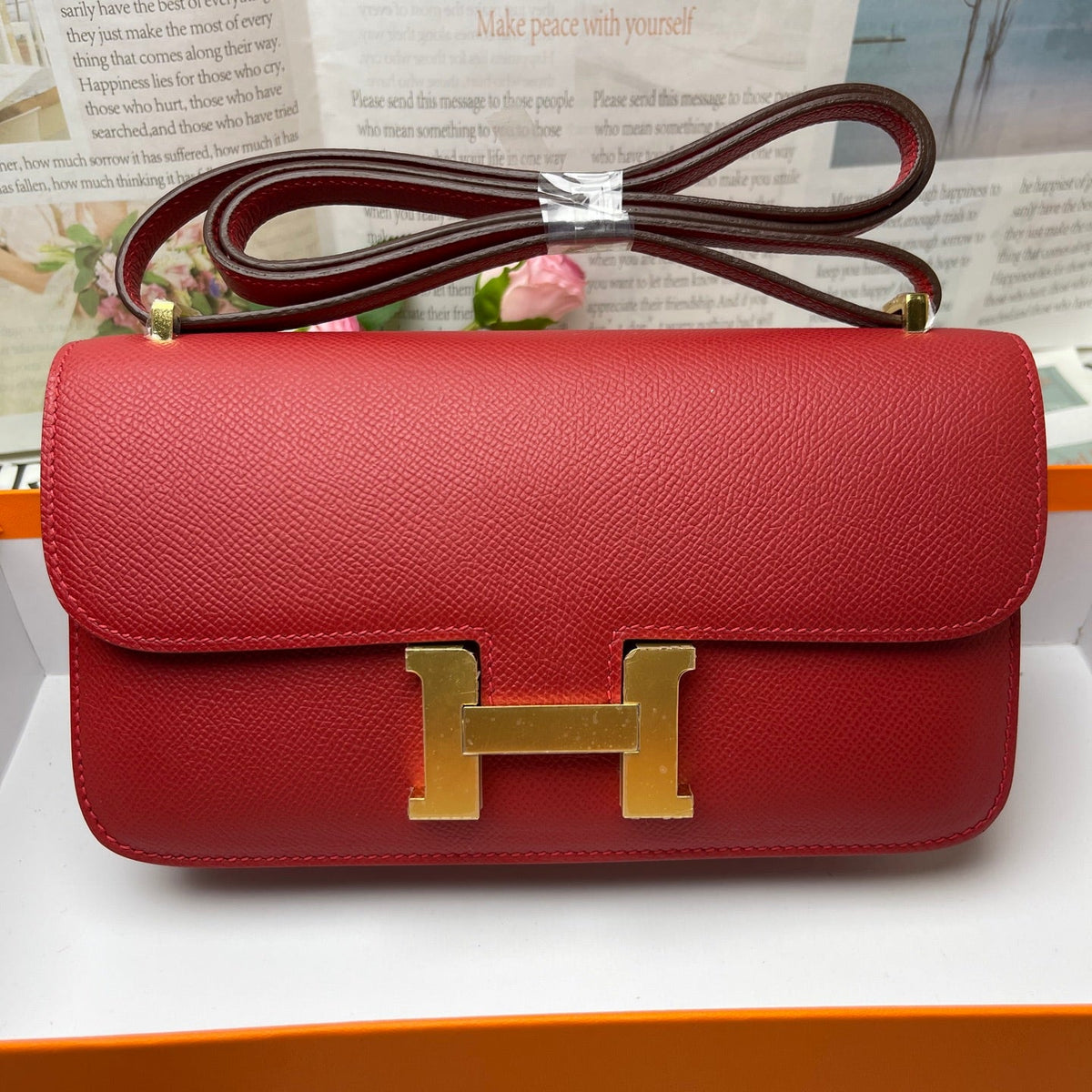 High-end Hermes 2026 Constance Elan 24cm Bag Epsom Leather 2