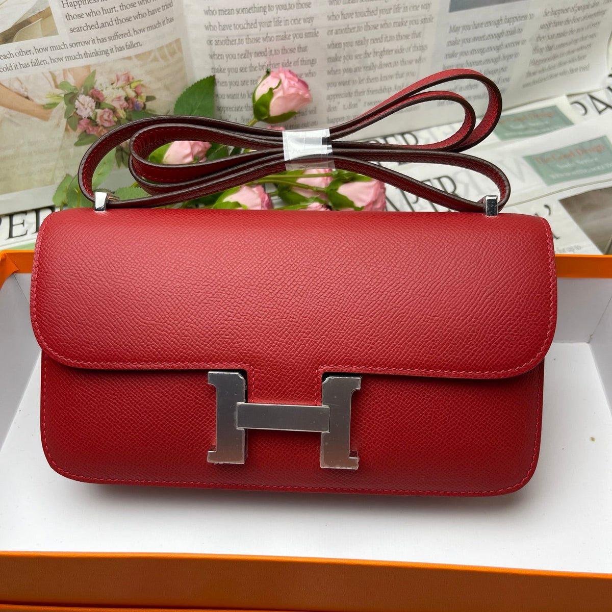 High-end Hermes 2026 Constance Elan 24cm Bag Epsom Leather 2