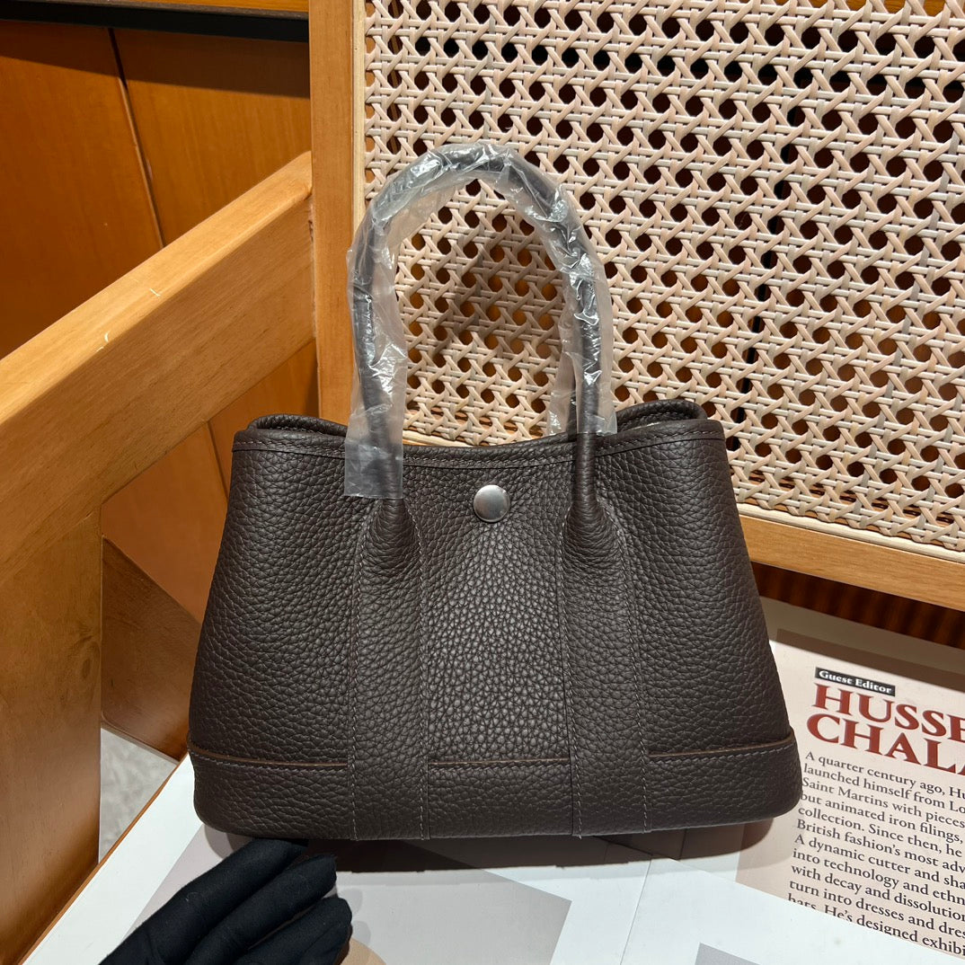 High-end Hermes 2026 Garden Party 23cm Bag Togo Calfskin