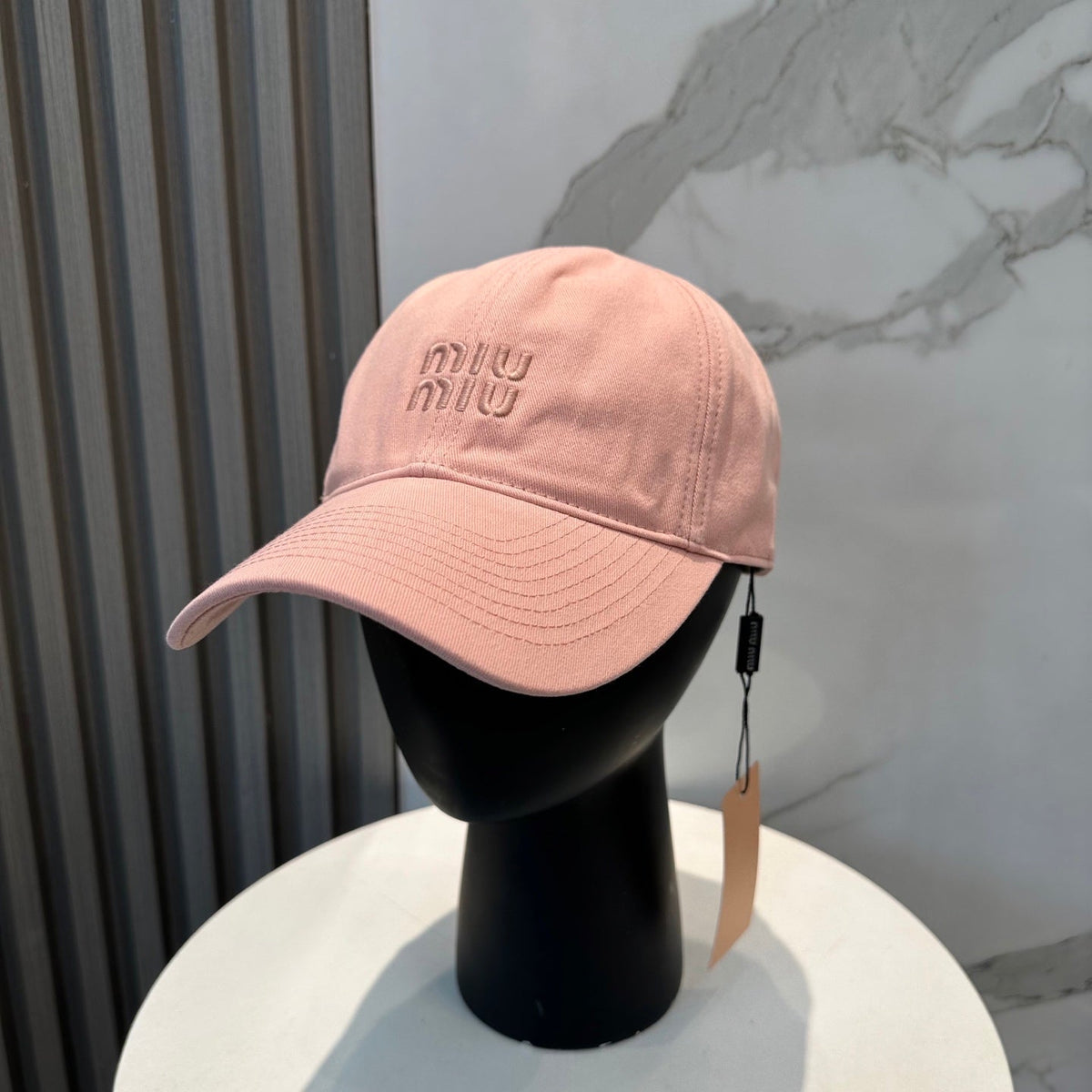 Miumiu Logo Cotton Hat 211745