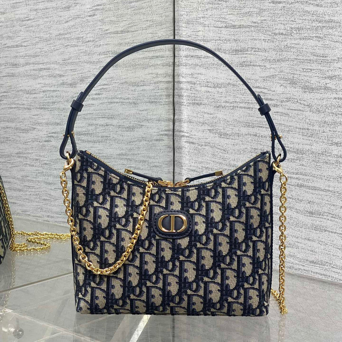 Dior 2026 Montaigne Diorling Mini Bag 19cm Leather Canvas 408712