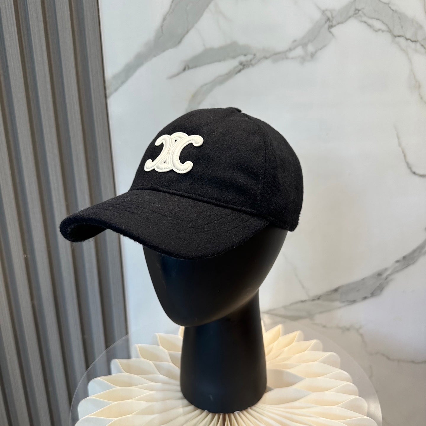Celine Cashmere Baseball Cap 249987