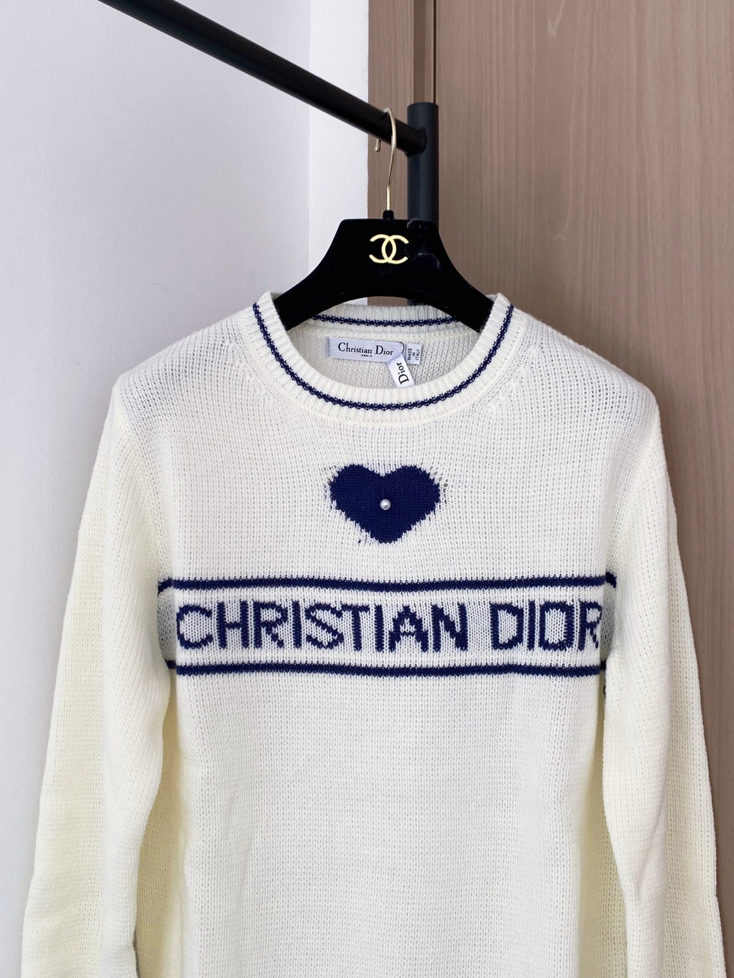 Dior 2025 Heart Print Sweater Wool