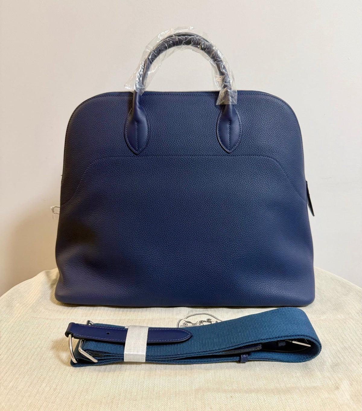 High-end Hermes 2026 Bolide Bowling Bag 40cm Togo Leather