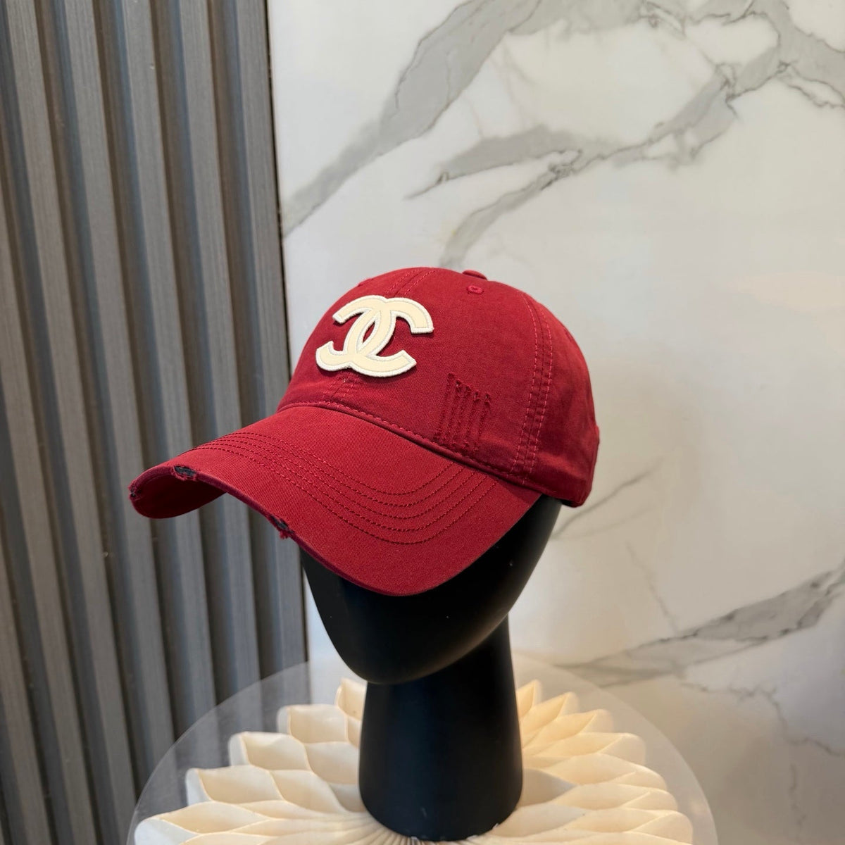 Chanel Logo Baseball Cap 448291