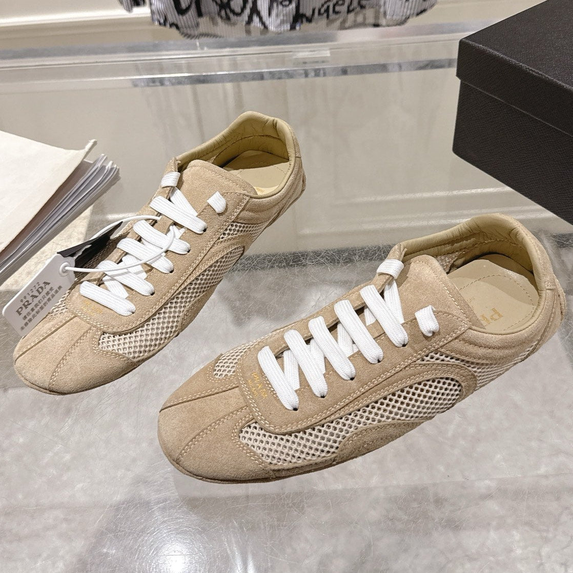 Prada 2026 Montecarlo Re-Edition Sneakers Mesh Suede 148099