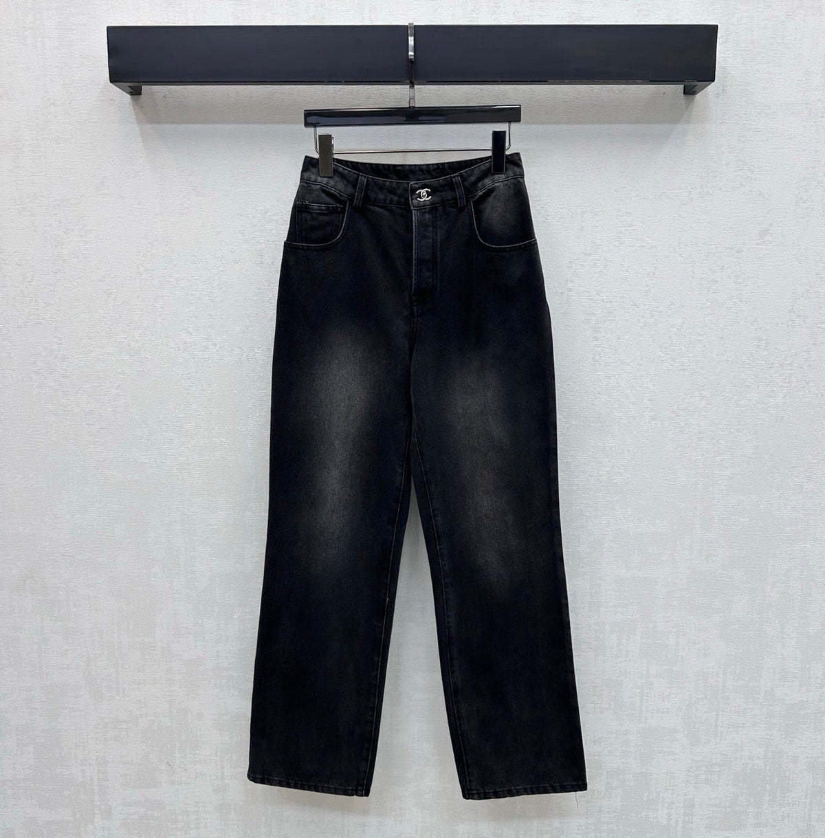 Chanel 2026 Jeans With Silver Buckle 359365