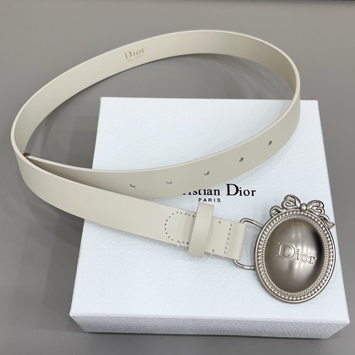 Dior Médaillon 6.5cm Belt Buckle 2.5cm Smooth Calfskin