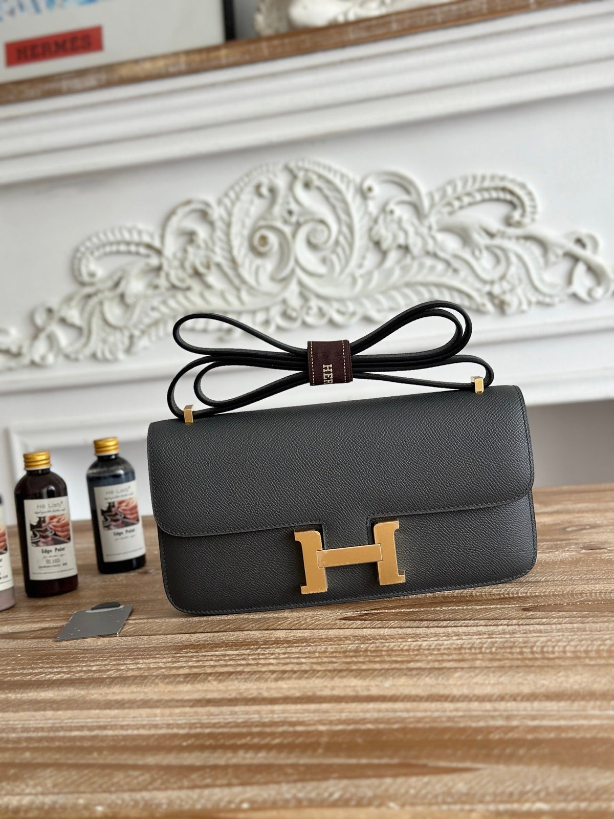 High-end Hermes 2026 Constance Elan 26cm Bag Epsom Leather 3