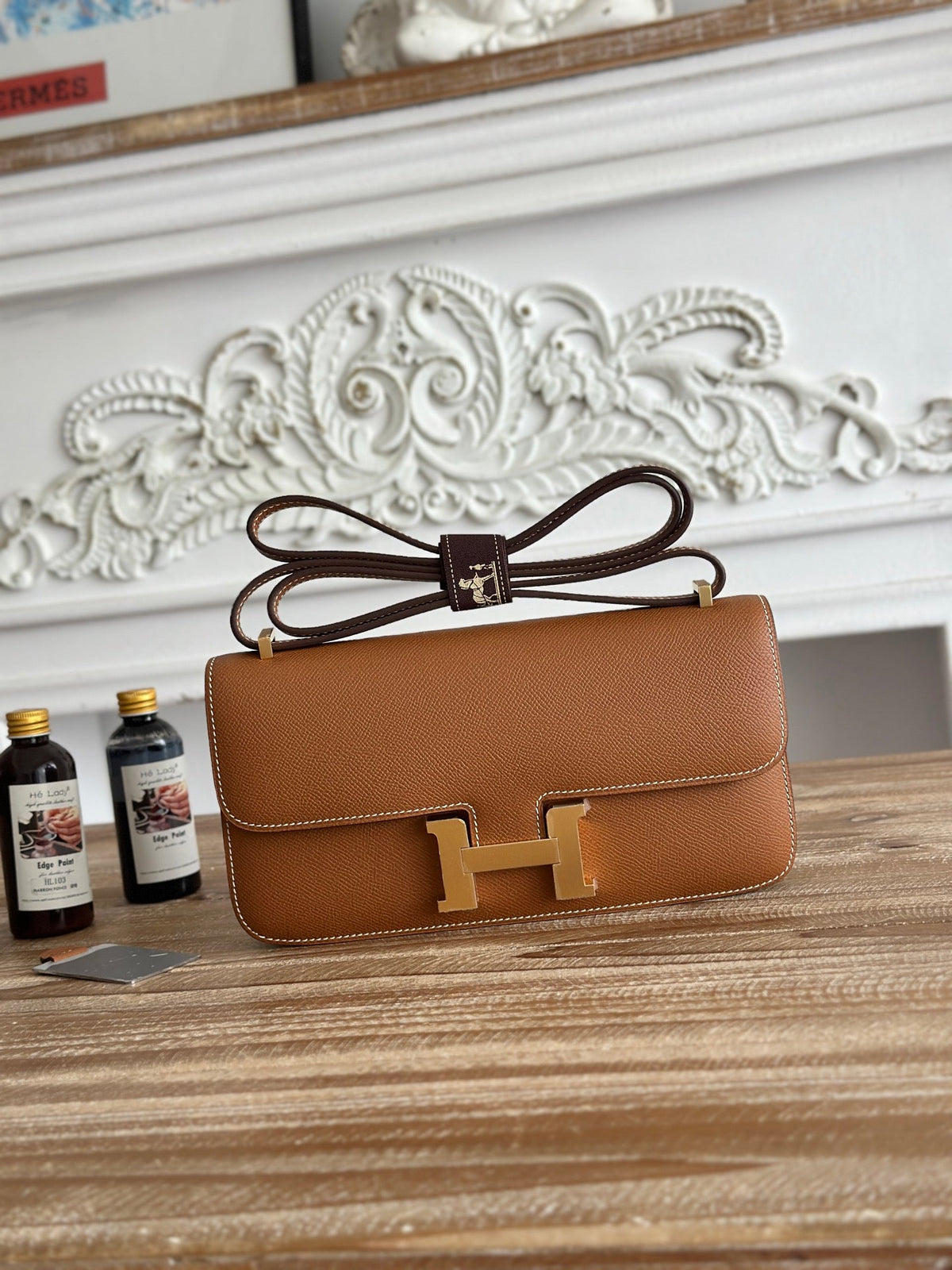High-end Hermes 2026 Constance Elan 26cm Bag Epsom Leather 3