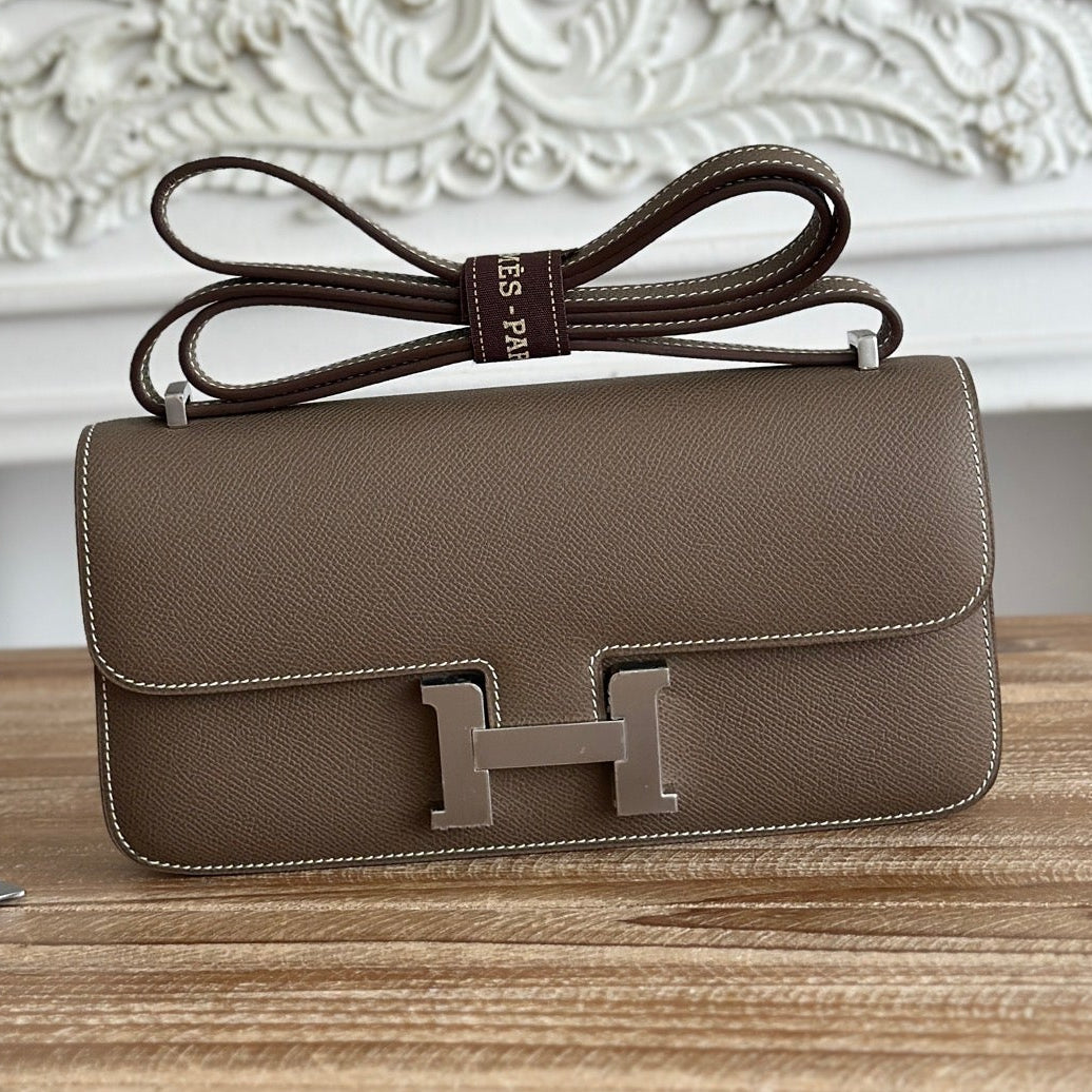 High-end Hermes 2026 Constance Elan 26cm Bag Epsom Leather 2