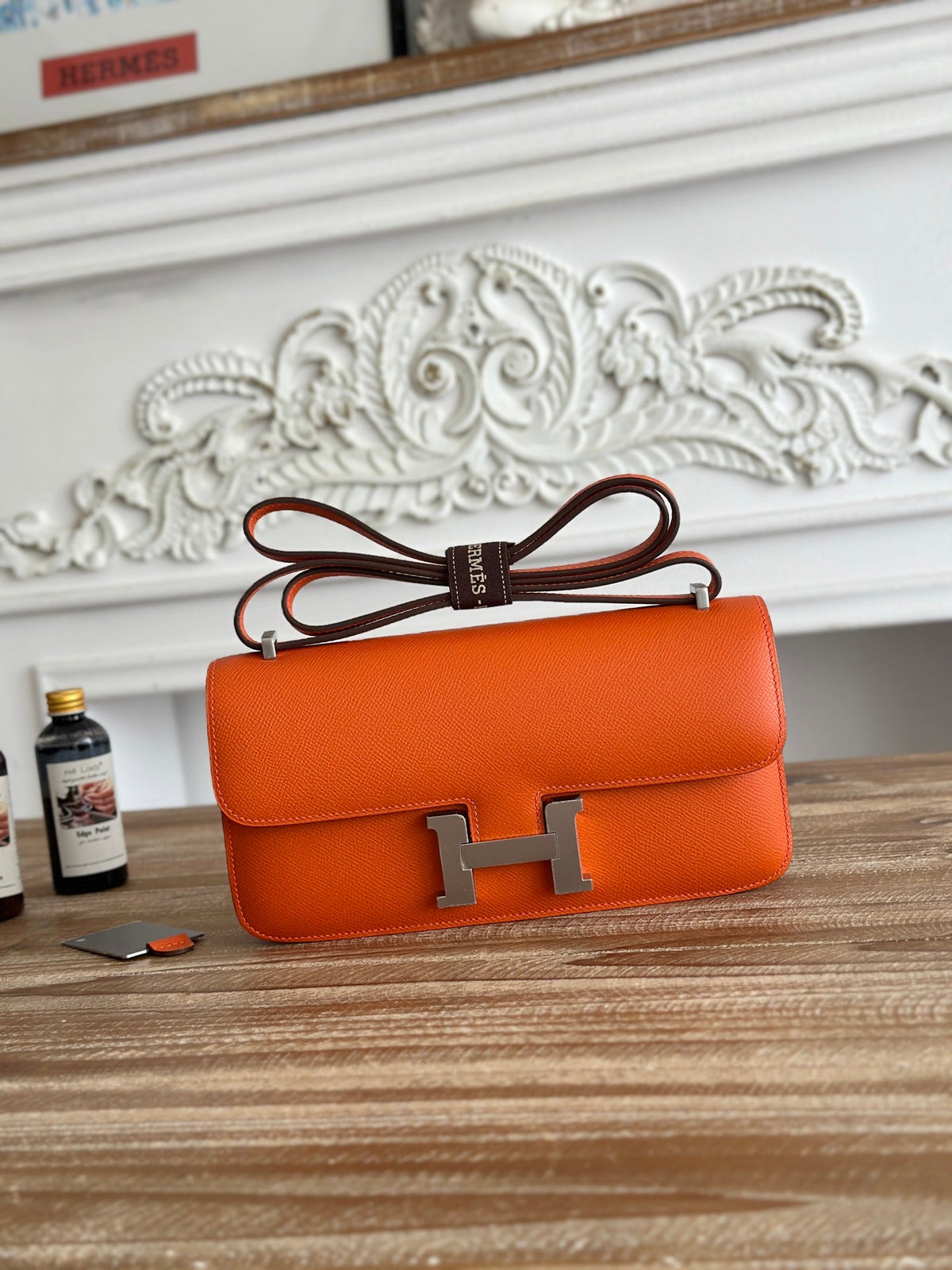 High-end Hermes 2026 Constance Elan 26cm Bag Epsom Leather 2