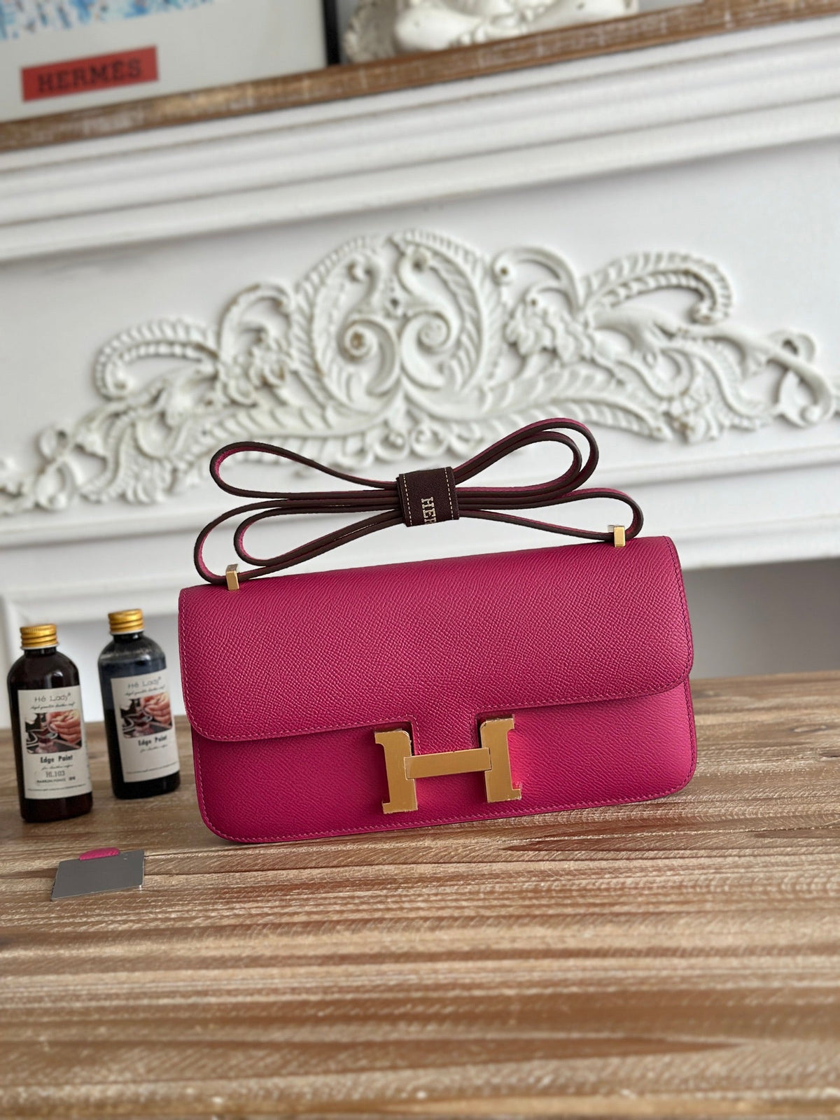 High-end Hermes 2026 Constance Elan 26cm Bag Epsom Leather 1