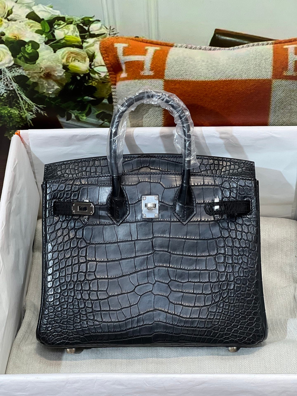 High-end Hermes 2026 Birkin Bag 25cm Crocodile Leather