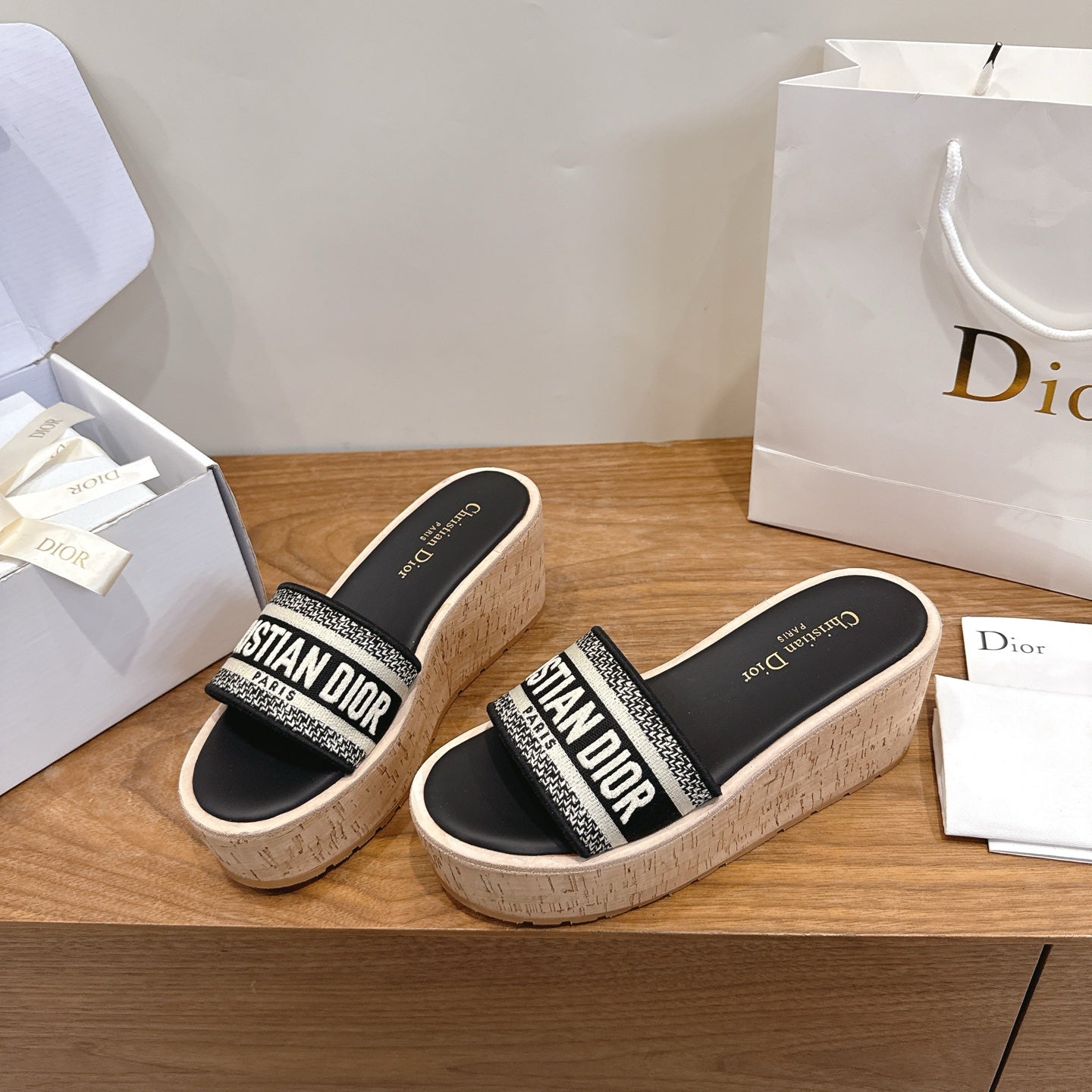 Dior 2026 Platform Sandals 80mm Cowhide 911773