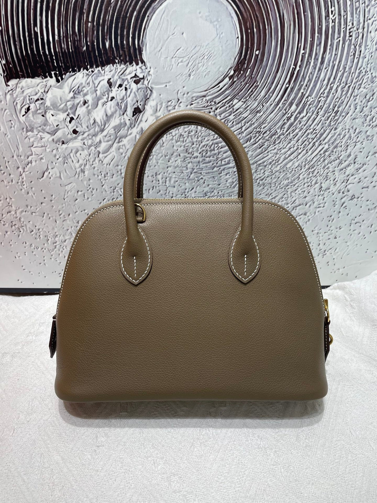 High-end Hermes 2026 Bolide Bag 25cm Evercolor Leather