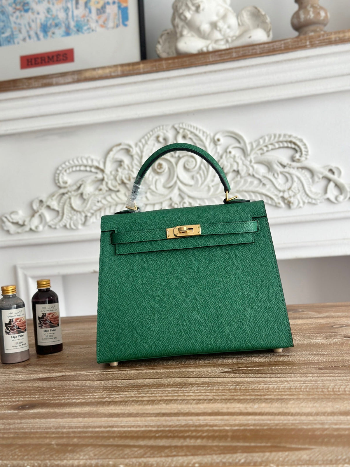 High-end Hermes 2026 Kelly Bag 25cm Epsom Leather