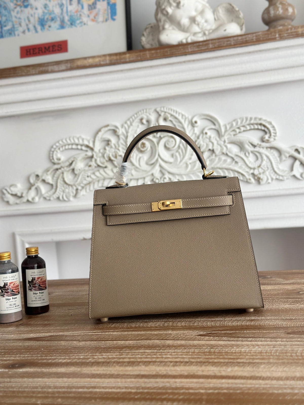 High-end Hermes 2026 Kelly Bag 25cm Epsom Leather