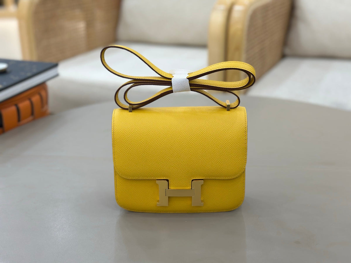 High-end Hermes 2026 Constance Bag 18cm Epsom Leather