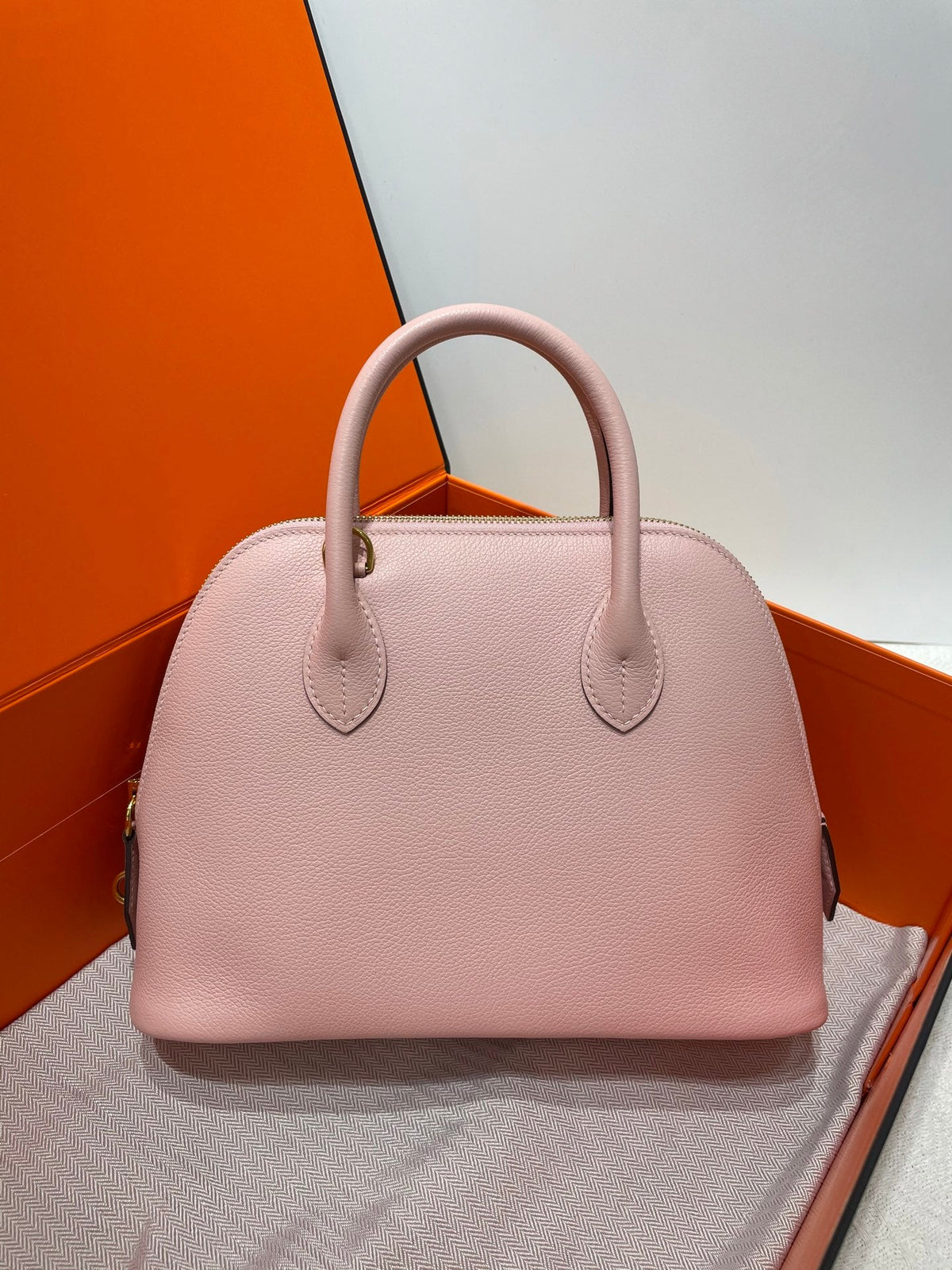 High-end Hermes 2026 Bolide Bag 25cm Evercolor Leather