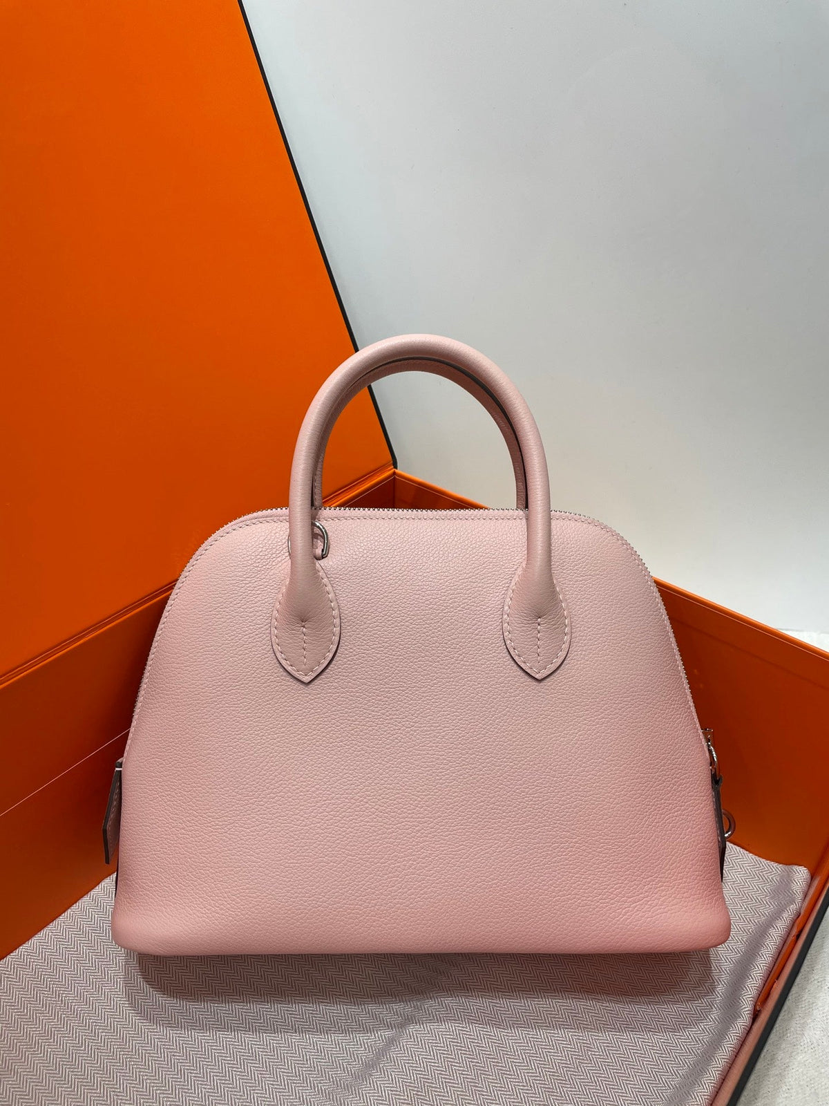 High-end Hermes 2026 Bolide Bag 25cm Evercolor Leather