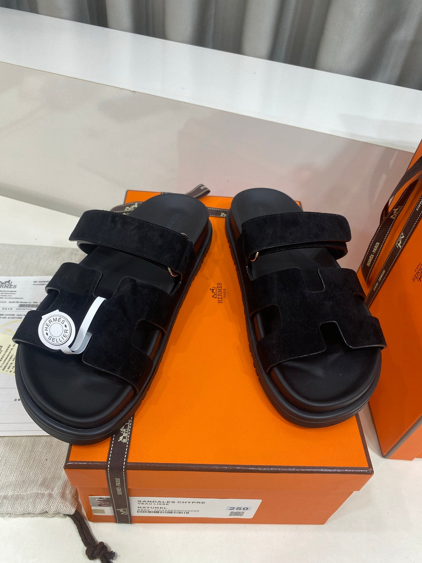 Hermes 2026 Chypre Sandal Suede 957589