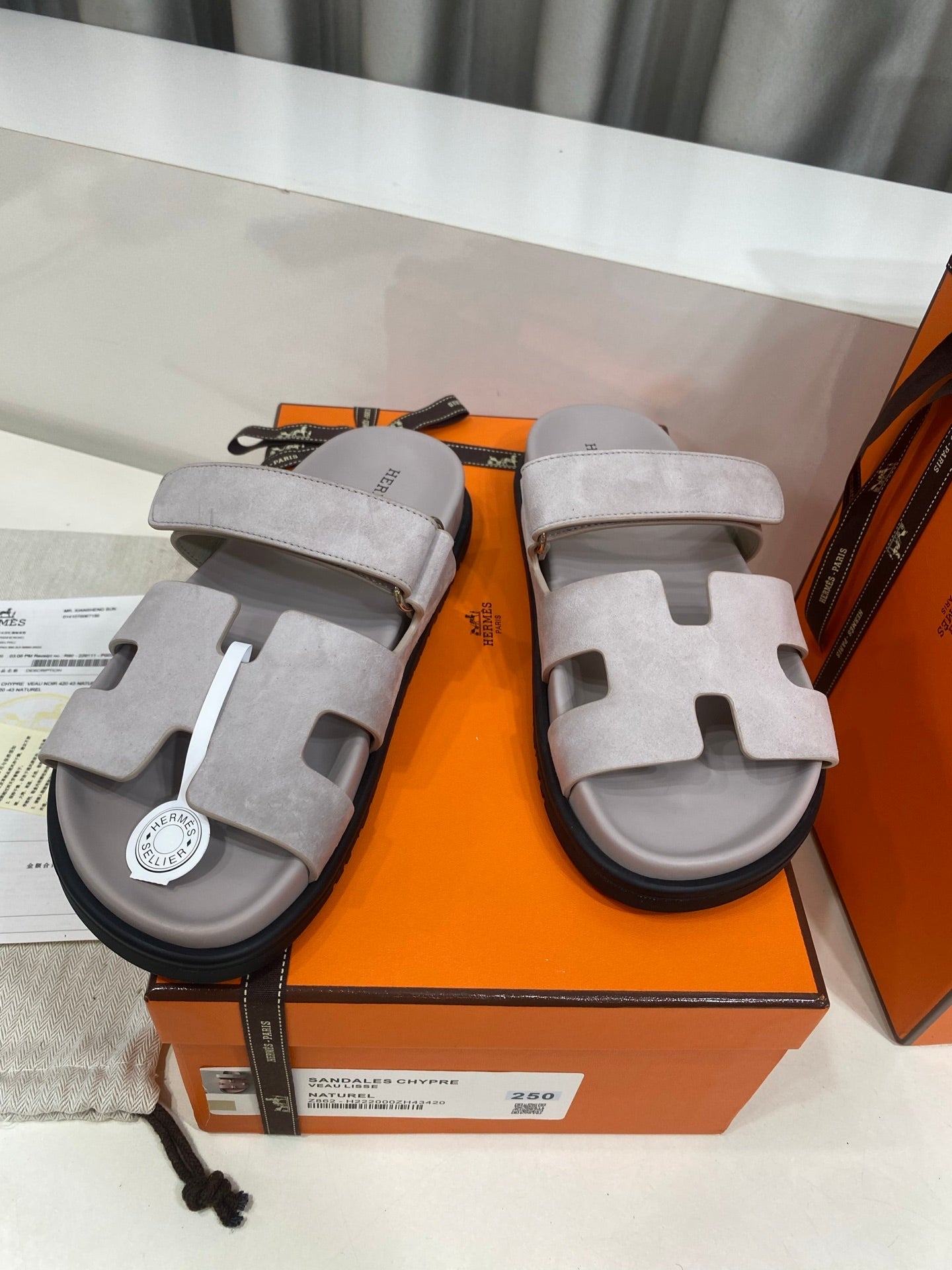 Hermes 2026 Chypre Sandal Suede 957589