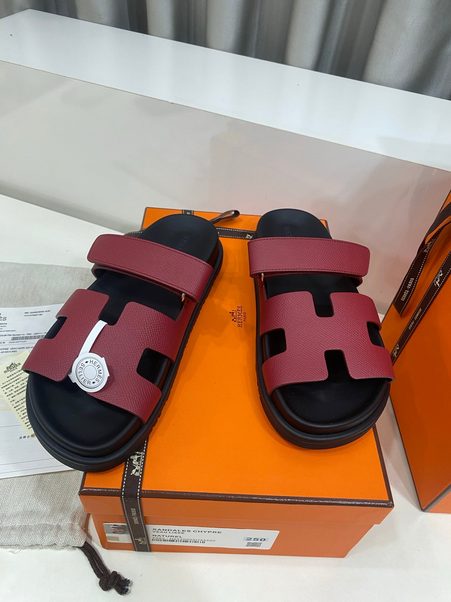 Hermes 2026 Chypre Sandal Epsom Calfskin 957605