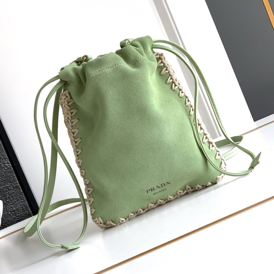 Prada 2026 Smartphone Case Bag Suede