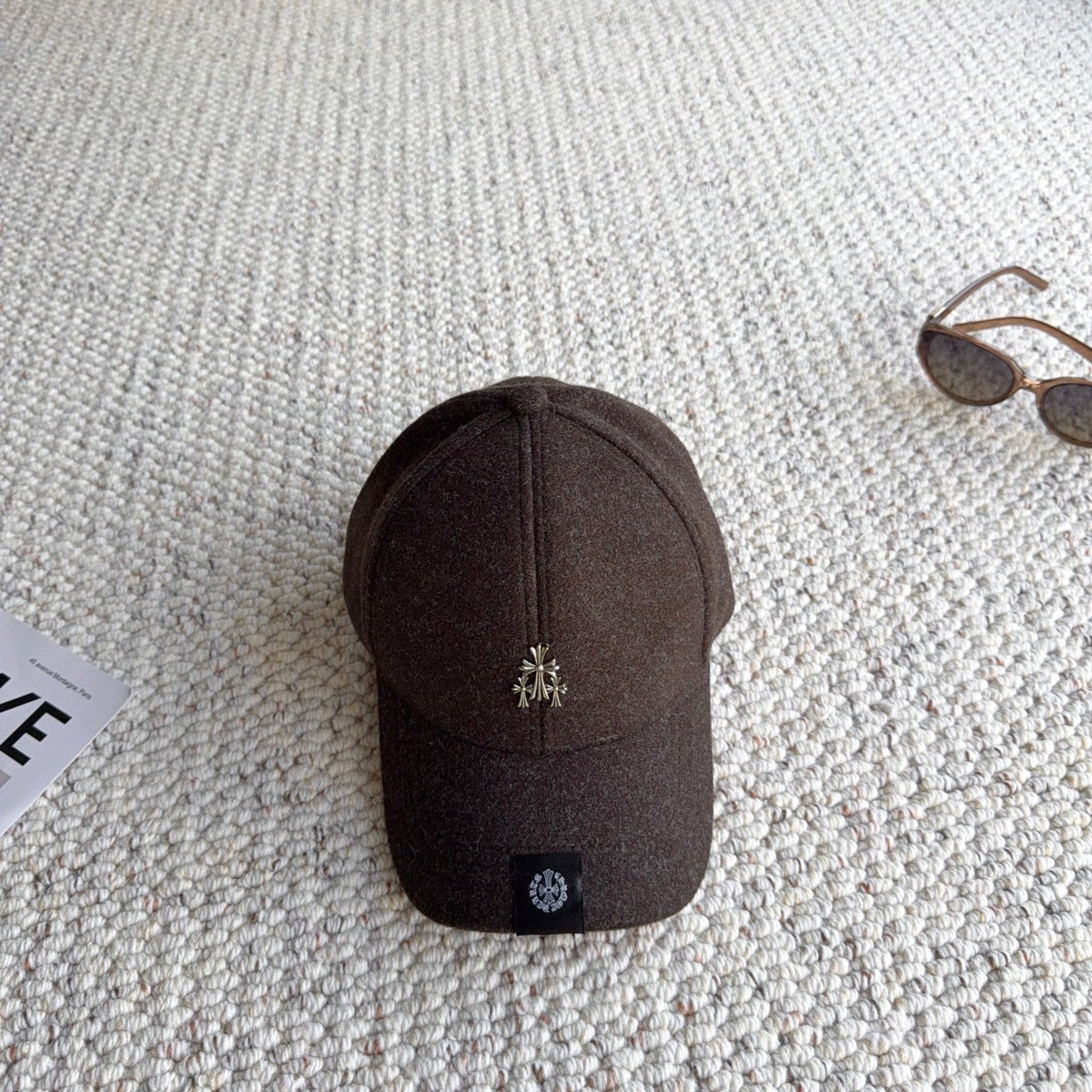 Chrome Hearts Wool Baseball Cap 413192