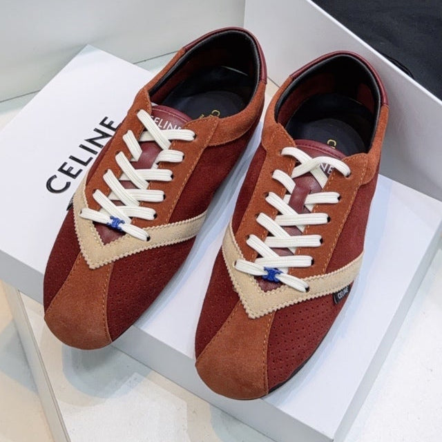 Celine 2026 The Flat Sneakers Suede 107304