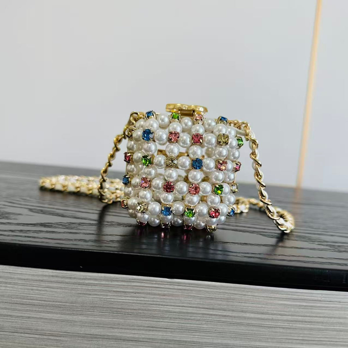 Chanel 2026 Cruise 23 Glass Pearls Evening Bag