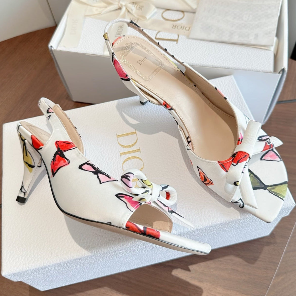 Dior 2026 Bow Sandal Fabric 909652