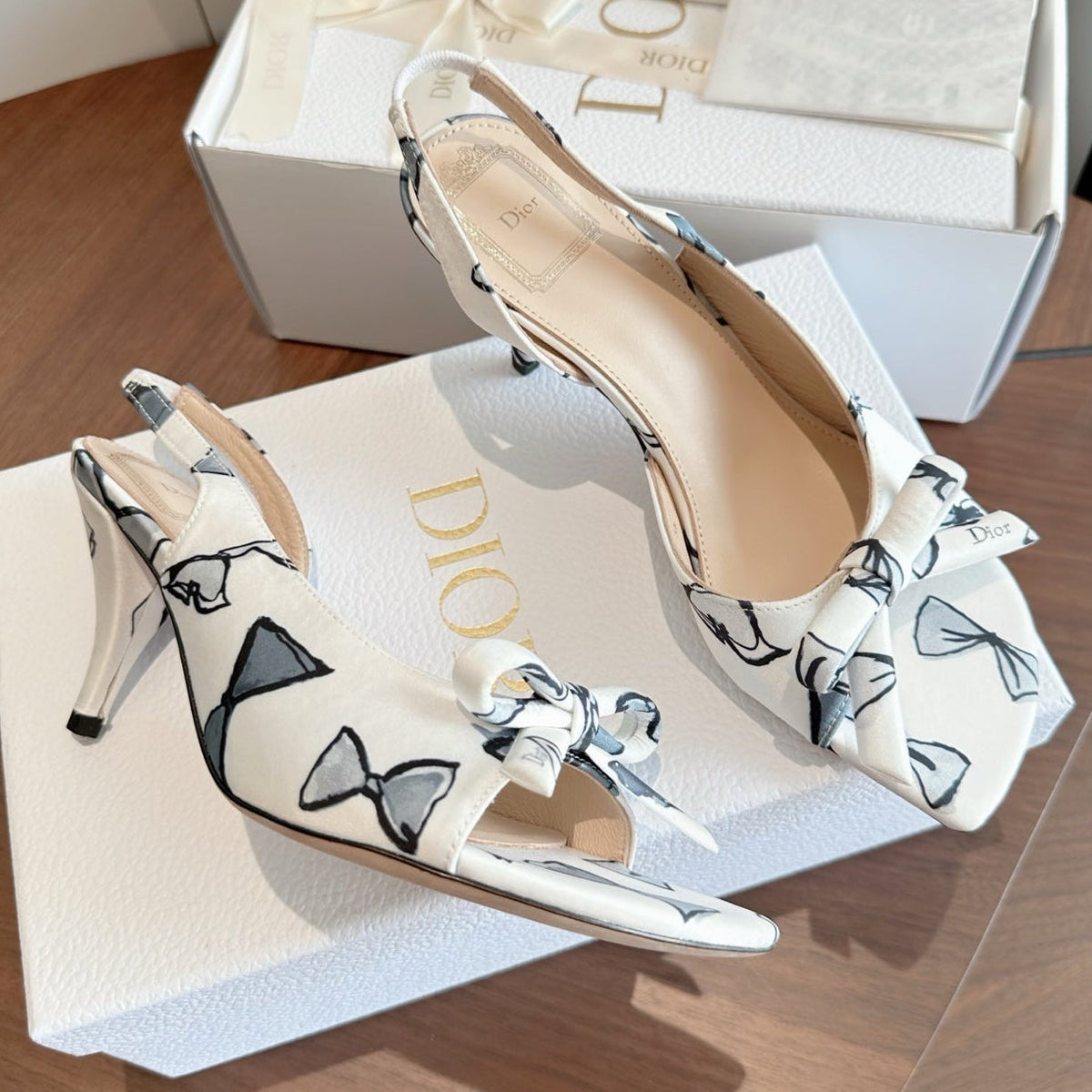 Dior 2026 Bow Sandal Fabric 909652