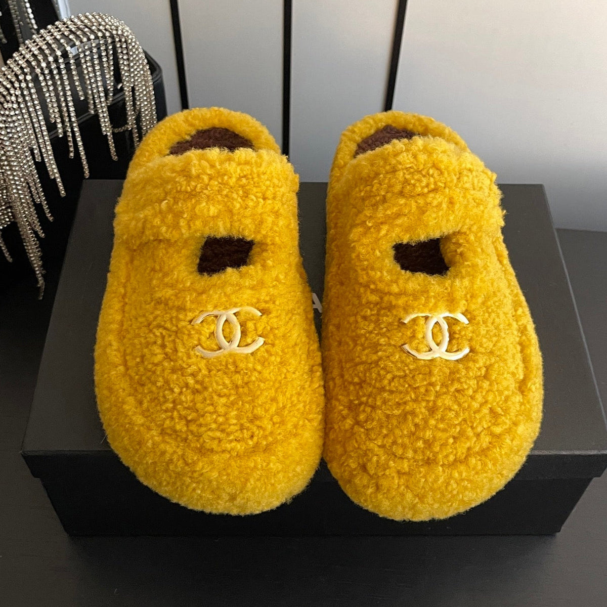 Chanel 2026 Furry Mule Wool 176755