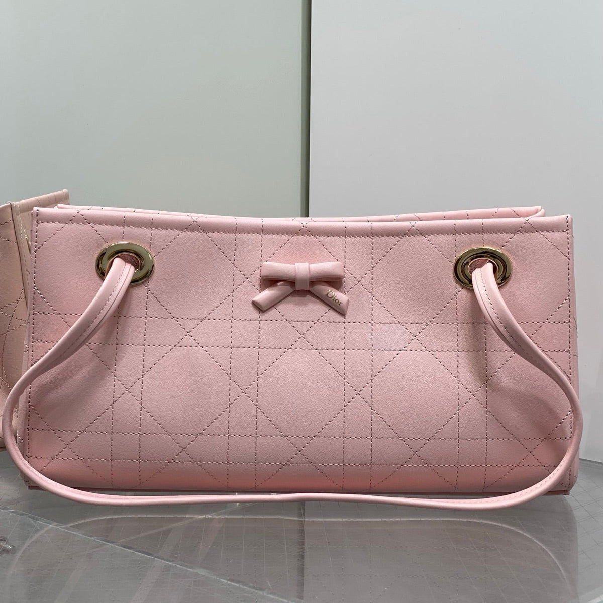 Dior 2026 Promenade Shopping Bag 31cm Suede Leather Canvas 408648