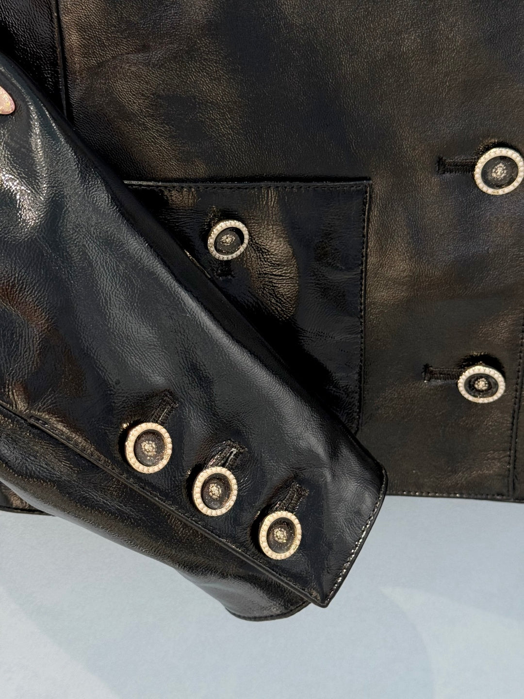 CC 25 Leather Jacket Black Lambskin