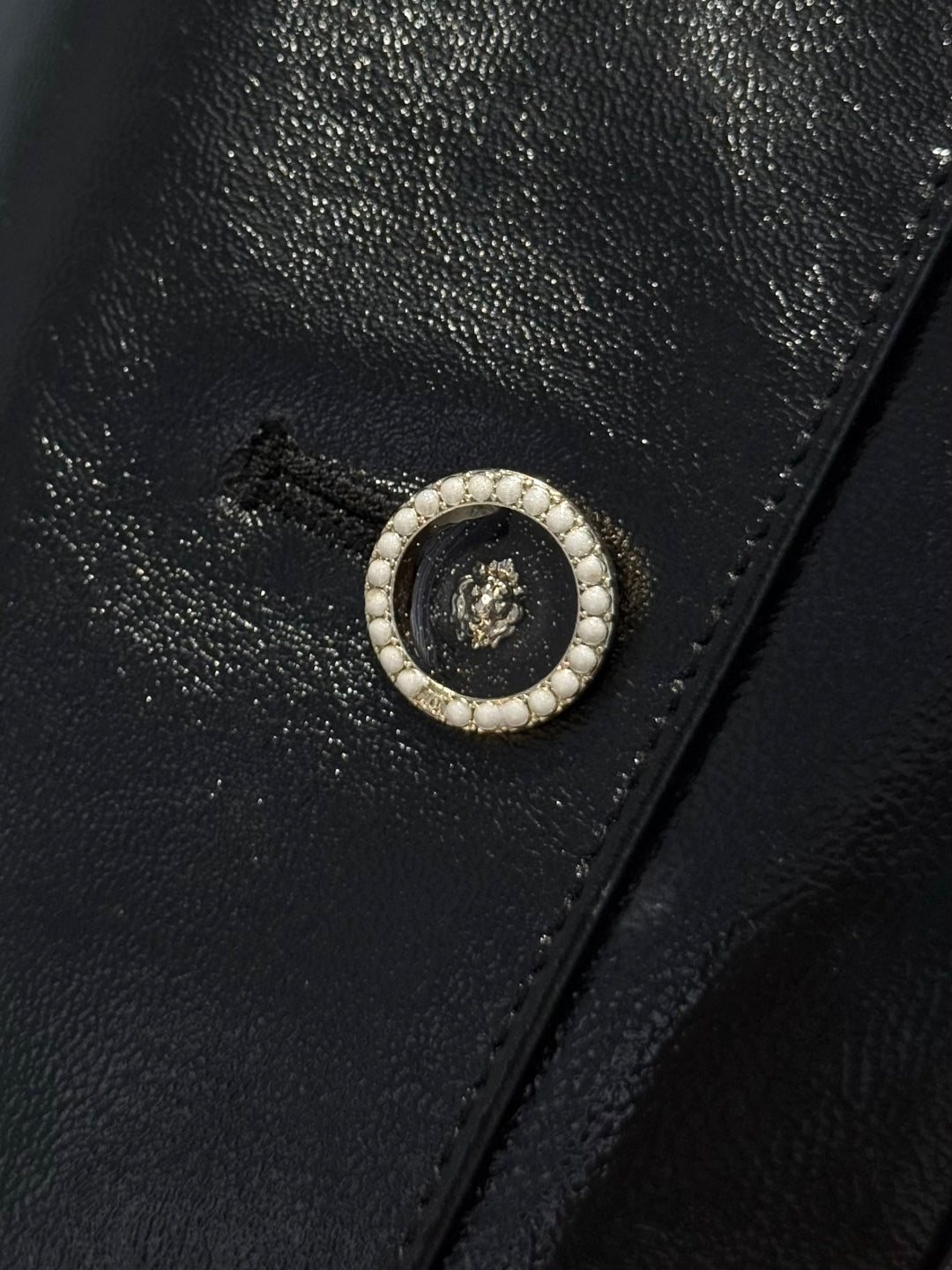 CC 25 Leather Jacket Black Lambskin