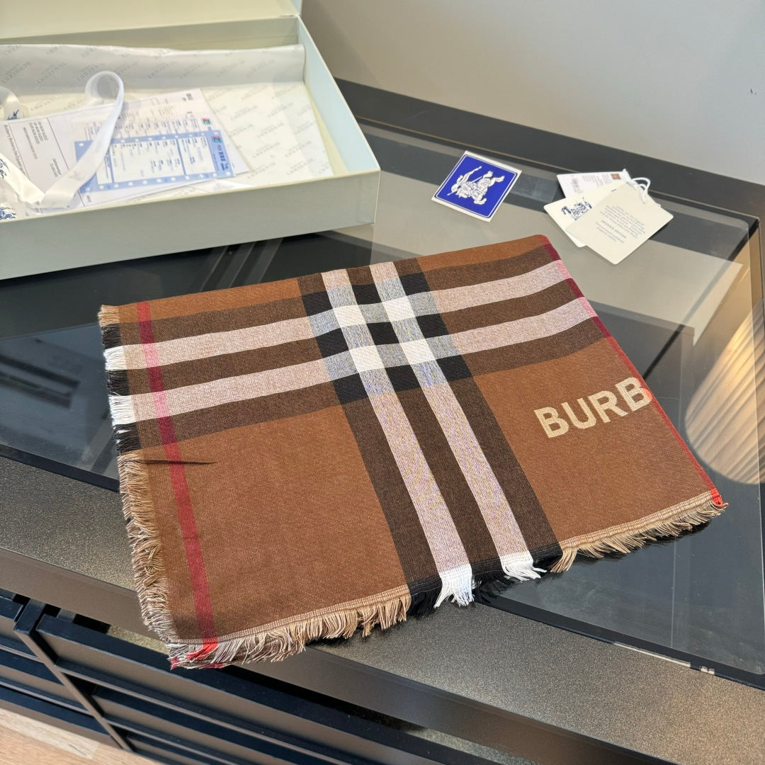 BBR Long Scarf 200CM Brown Cashmere 293338