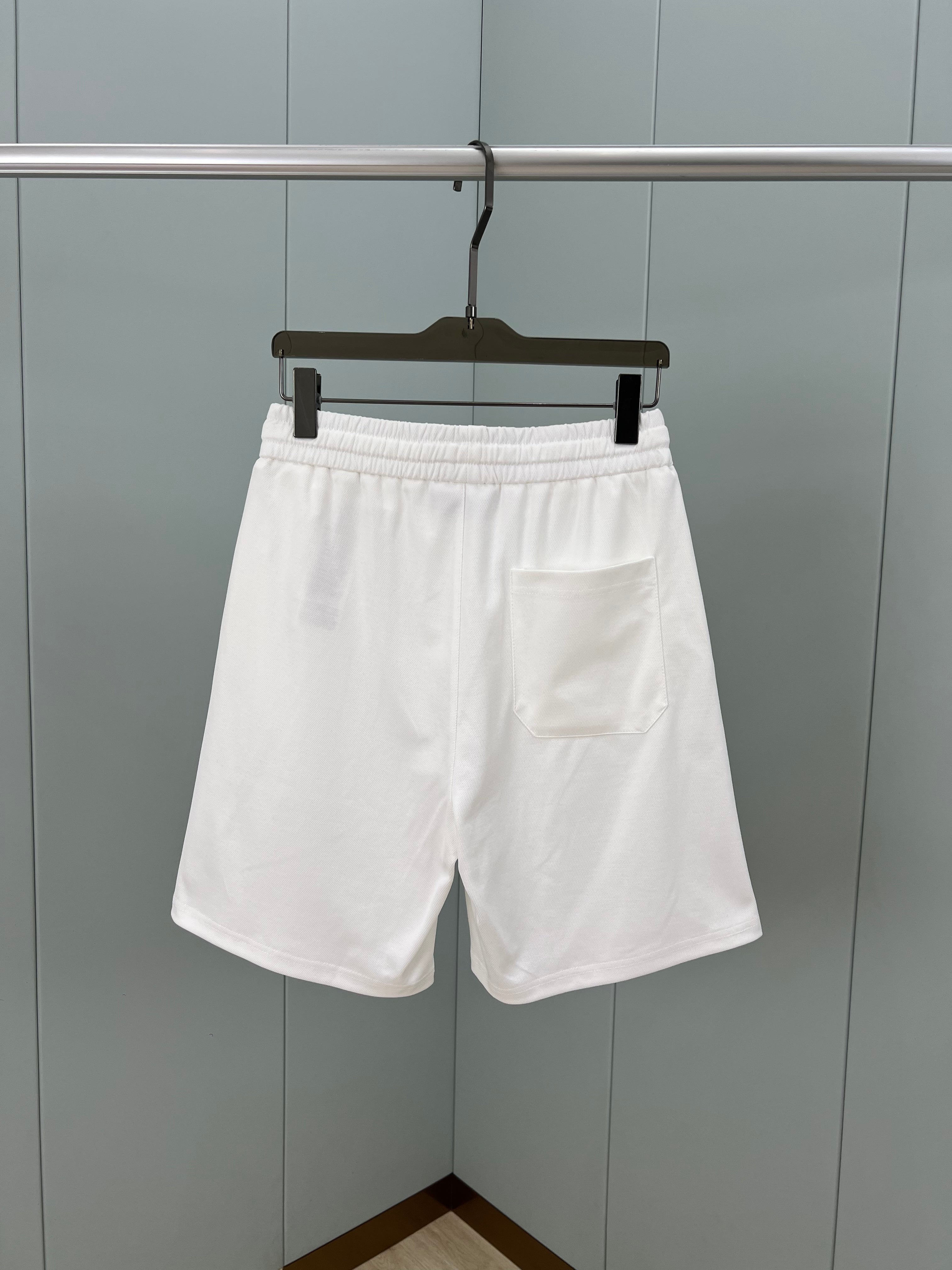 GC 2026 Men's Casual Shorts White Cotton Fabric 696057