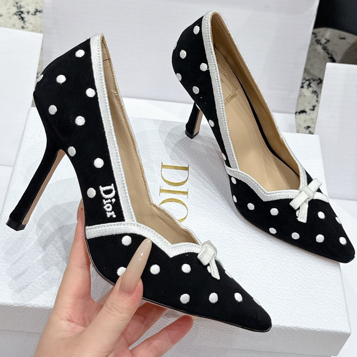 Dior 2026 Romance Pumps 100mm Fabric 139295
