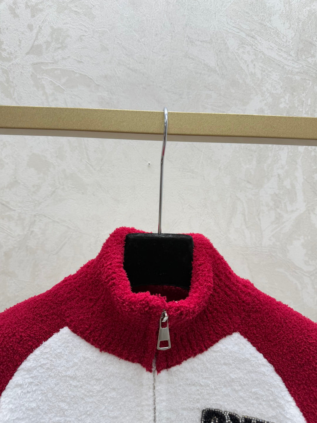 Miumiu 2025 Jacket Red and Black Wool 706677